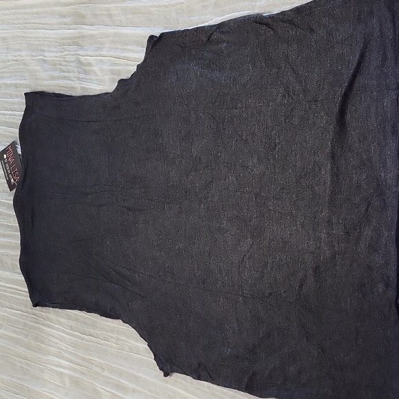 Mina Lisa 3x Gray and Purple 'Lazy' Tank Top and Pants Set Pajama Longewear NWT - Picture 6 of 14